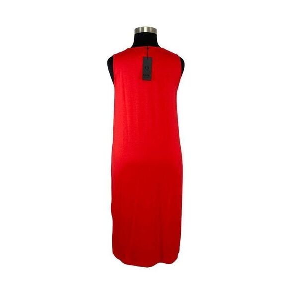 Q Neel 12 Red Midi Tank Dress 88832 Art To Wear Lagenlook Boutique - Picture 3 of 5
